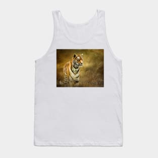 Tiger in the grass Tank Top